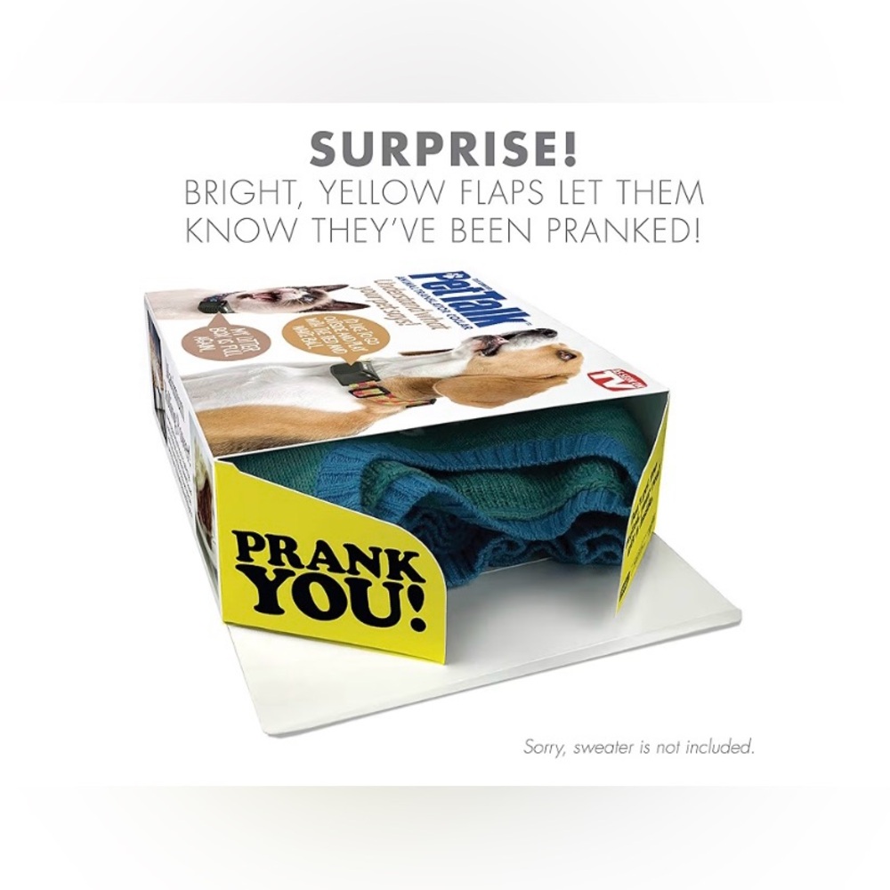 Prank-o Pair of Prank Gift Boxes Gag Joke Wrapping Box Funny Novelty Gift Box - Picture 8 of 14